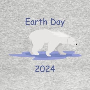 Earth Day 2024 with Polar Bear T-Shirt